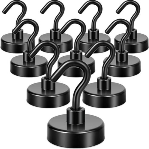 Magnetic Hooks 45kg Strong Magnets Hook for Home Kitchen Trav