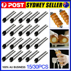 Stainless Steel Bread Baking Tubes Cannoli Form Cream Horn Mould Pastr