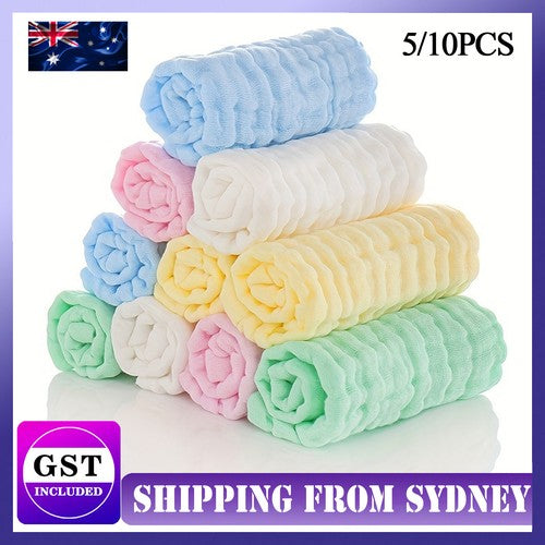 Six-Layers Baby Face Wash Towel Bubble Square Towel Bib Towel
