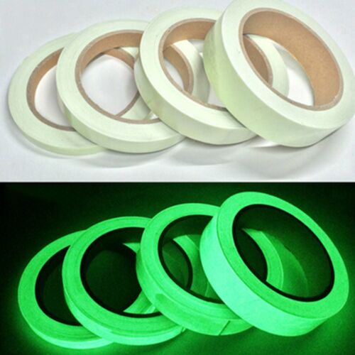 10PCS 300cmx10mm Luminous Tapes Self-adhesive Safety Home Decor Glow I