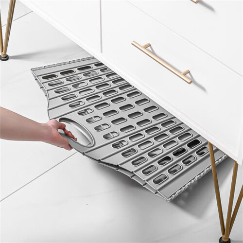 Large Foldable Handheld Dirty Clothes Basket Wall Mounted for Bathroom
