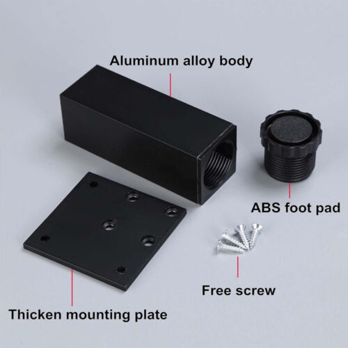 Square Cabinet Legs 10cm Bathroom Furniture Leg Adjustable Kitche