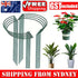 10PCS Garden Plant Support Ring Semi-Circular Flower Plant Trellis Sta