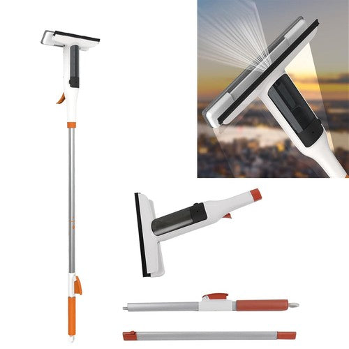 Long Handle Spray Window Cleaner Squeegee for Window Cleaning Spray To
