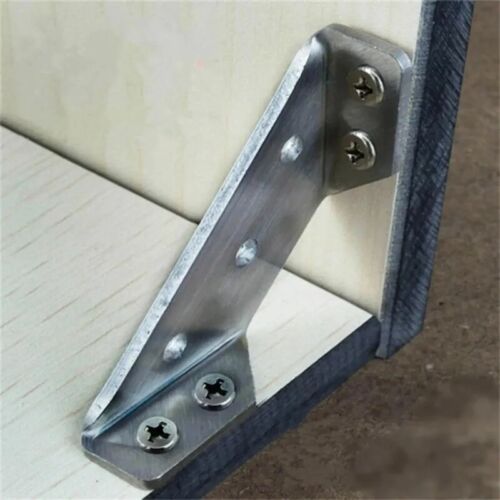 50PCS Universal Furniture Corner Connector Stainless Steel Angle Corne