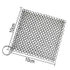 Stainless Steel Cast Iron Cleaner Chain mail Kitchen Tool Scrubber Coo