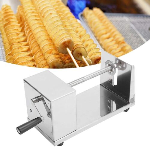 Stainless Steel Potato Twister Tornado Slicer Cutter Vegetable Spiral