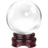 80mm Clear Glass Crystal Healing Ball Photography Lens Ball Sphere Decoration AU