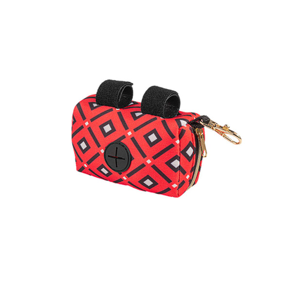 Pet Pouch Dog Poop Bag Container Dispenser Puppy Pick-Up Poo Waste Bags Holder