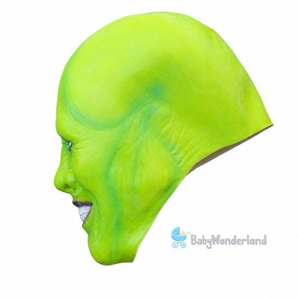 Adult Men The Mask Jim Carrey Yellow Suit Mask Cosplay Costume Halloween Party