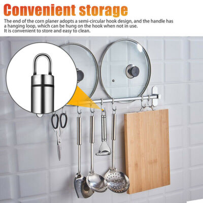 5PCS One-Step Stainless Steel Corn Peeler Thresher Tools Kitchen Cutte