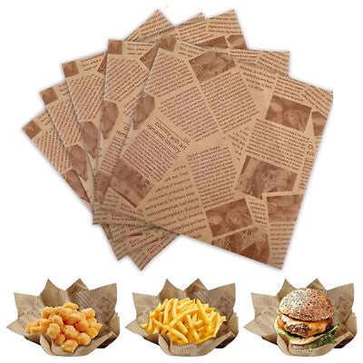 30x30cm Oil Absorbing Paper Food Frying Grease-Proof Wrapper Wrapper S