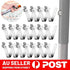 8PCS V-Shaped Positioning Shrapnel Kayak Paddle Snaps Pole Push Button