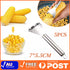 5PCS One-Step Stainless Steel Corn Peeler Thresher Tools Kitchen Cutte