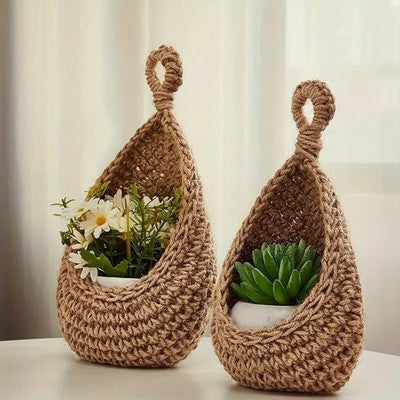 3 Size Hanging Wall Organizer Kitchen Fruit Vegetable Storage Basket B