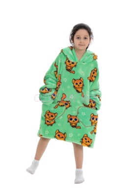 Oversized Adult 1.4m Long Kid Toddler Hooded Blanket Hoodie Ultra Swea