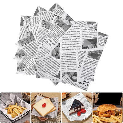 30x30cm Oil Absorbing Paper Food Frying Grease-Proof Wrapper Wrapper S