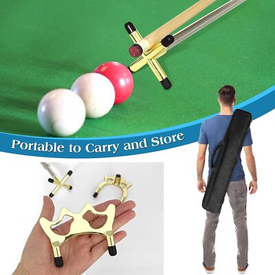Cue Rest Cross,Billiard Cue High Short Pool Sticks Cross Holder Head S