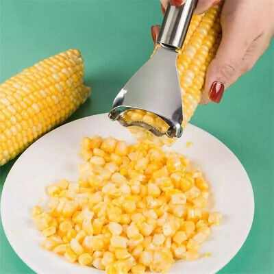 5PCS One-Step Stainless Steel Corn Peeler Thresher Tools Kitchen Cutte