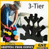 3-Tier Tree Rack Weights Organizer Dumbbell Storage Holder Gym