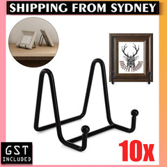 Metal Display Plate Stand Easel Stands Photo Picture Dish Holders Tabl