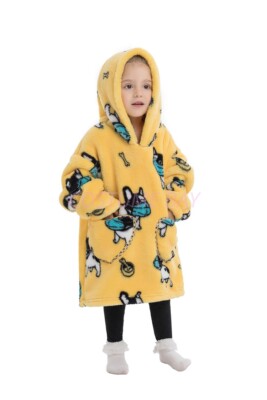Oversized Adult 1.4m Long Kid Toddler Hooded Blanket Hoodie Ultra Swea