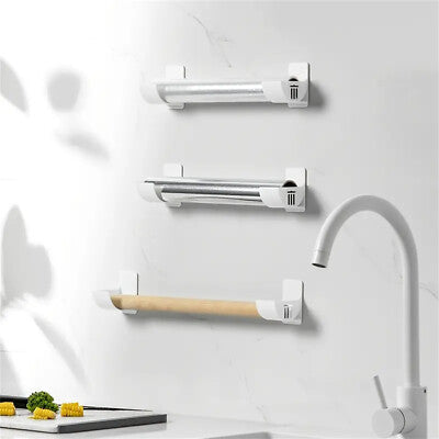 8x Compact Caravan Wall-Mounted Trash Bag Holder RV Kitchen Rack Organ
