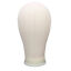 22/23" Canvas Mannequin Model Cork Head Block Hat Wig Styling Plate Bottom Clamp