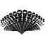 50pcs Ear Stretching Kit Plug Set Stretch Ear Taper Stretcher Expander Tapers AU
