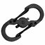 2PCS Stainless Steel Carabiner Keychain Clip Key Ring Snap Spring Hook New AU