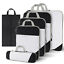 6Pcs Compression Packing Cubes Expandable Storage Travel Luggage Bags Organizer