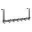 Over Door 6/7 Hooks Heavy Duty Metal Kitchen Cabinet Clothes Key Hanger Holder