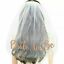 One/Two-tier 90/150/300cm Long Lace White Elbow Length Edge Wedding Bridal Veil