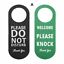 5PCS Door Hanger Tags Do Not Disturb Signs Door Knobs Hanger Pendant Cleaning AU