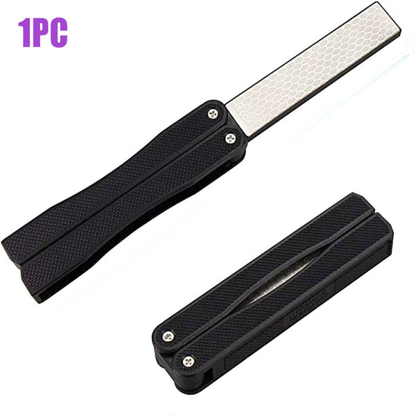 Outdoor Folding Diamond Sharpener Knife Sharpening Stone for Kitchen Garden New