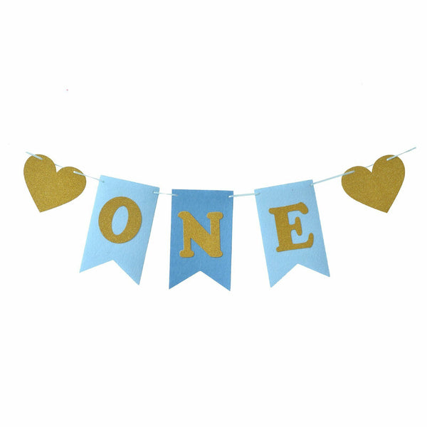 Baby Boy Girl First 1st ONE Banner ONE Balloon Birthday Children Party Decor AU