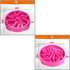 2PCS Cat Dog Slow Down Eating Feeder Dish Pet Large / Small Feeding Food Bowl Di