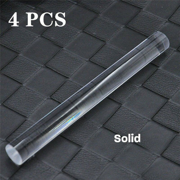 1/3/4/5pcs Durable Polymer Clay Craft Clear Acrylic Roller Rolling Pin Art Tools