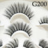 14 Pairs Long Soft False Eyelashes Natural Mink Fake Lashes Set 3D Mixed Layered