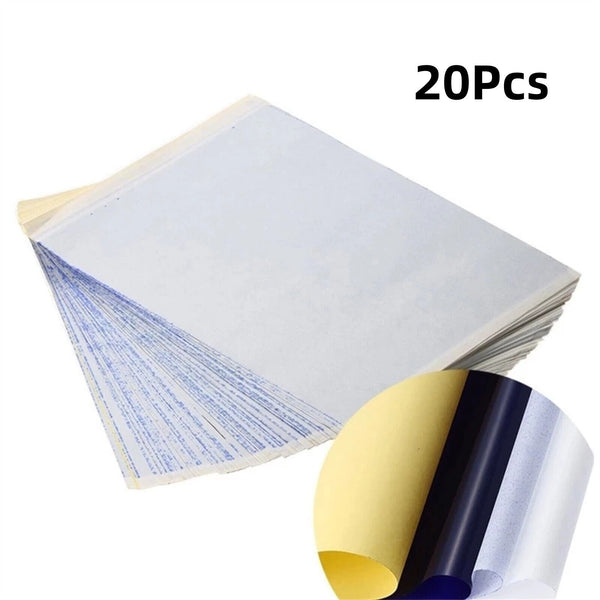 100X Tattoo Stencil Transfer Paper Spirit Thermal Carbon Tracing Copier Supplies