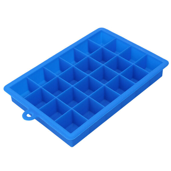 Silicone 24 Grids Ice Cube Tray Mold Maker Tool Square