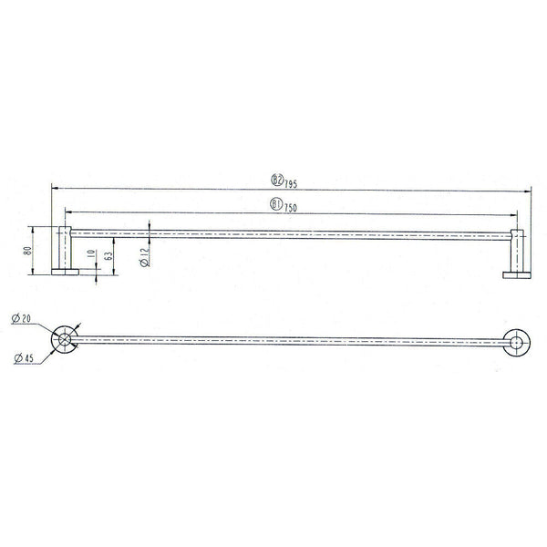 towel rail racks toilet roll holder robe hooks bathroom Accessories set Wall Han