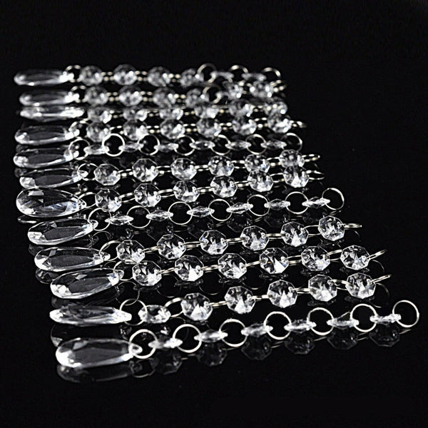 Hanging Bead Curtain Bead Acrylic Crystal Chandelier Pendants Parts Beads Weddin