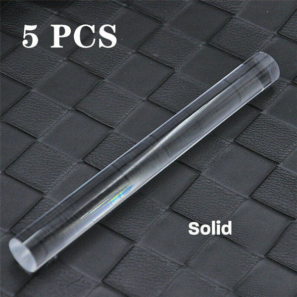 1/3/4/5pcs Durable Polymer Clay Craft Clear Acrylic Roller Rolling Pin Art Tools