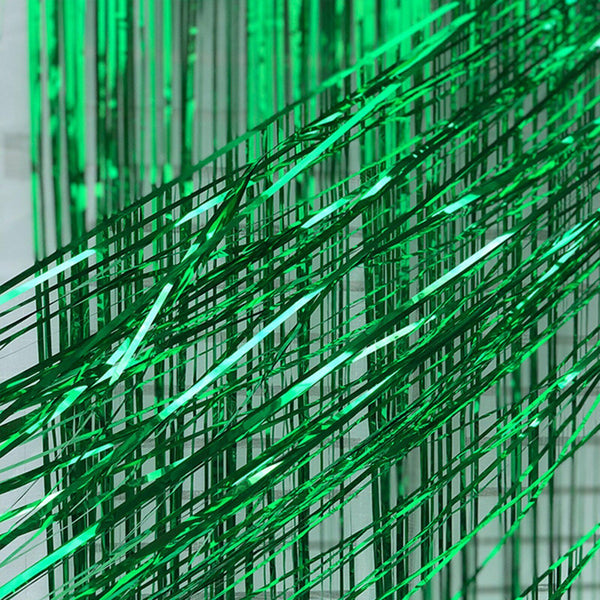 1M Tinsel Curtain Foil Metallic Fringe Backdrop Party Door Decorations Event AU