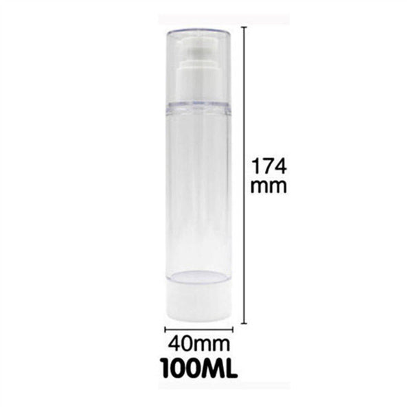 2-4Pcs Vacuum Pump Bottle Empty Lotion Sub-Bottling Airless Bottle Container AUS