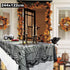 Halloween Lace Spider Curtain Table Cloth Cobweb Window Door Covers Party Decors