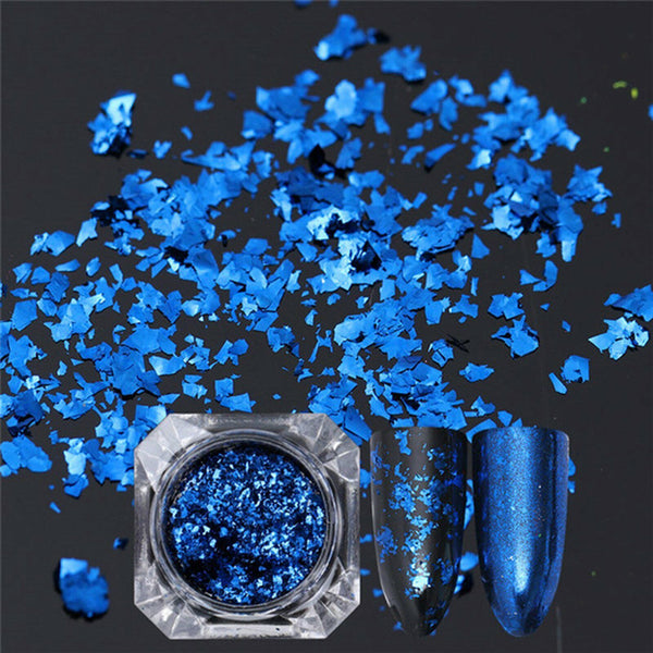 Chameleon Peacock Nail Powder Chrome Flakes Nail Art Mirror Powder Pigment Dust