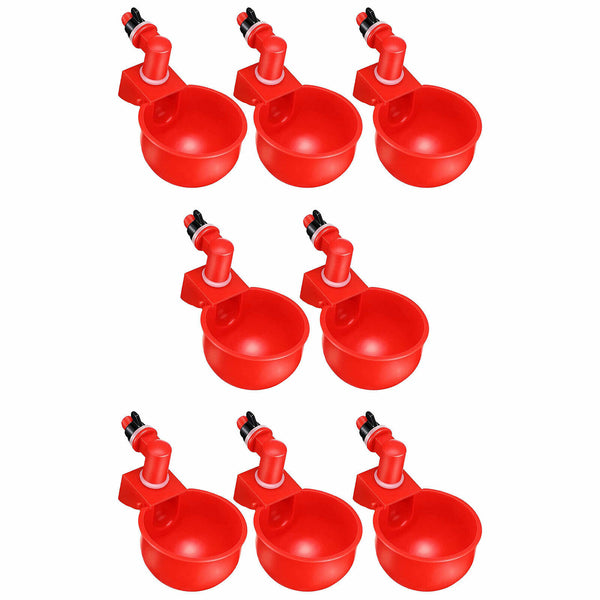 Automatic Chicken Water Cup Waterer Poultry Drinking Bowl Feeder Drinker