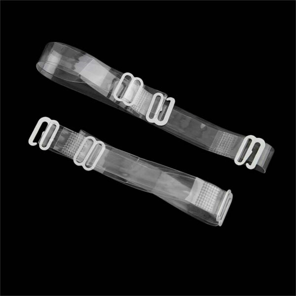 Invisible Bra Straps Transparent Elastic Shoulder Strap Adjustable AU